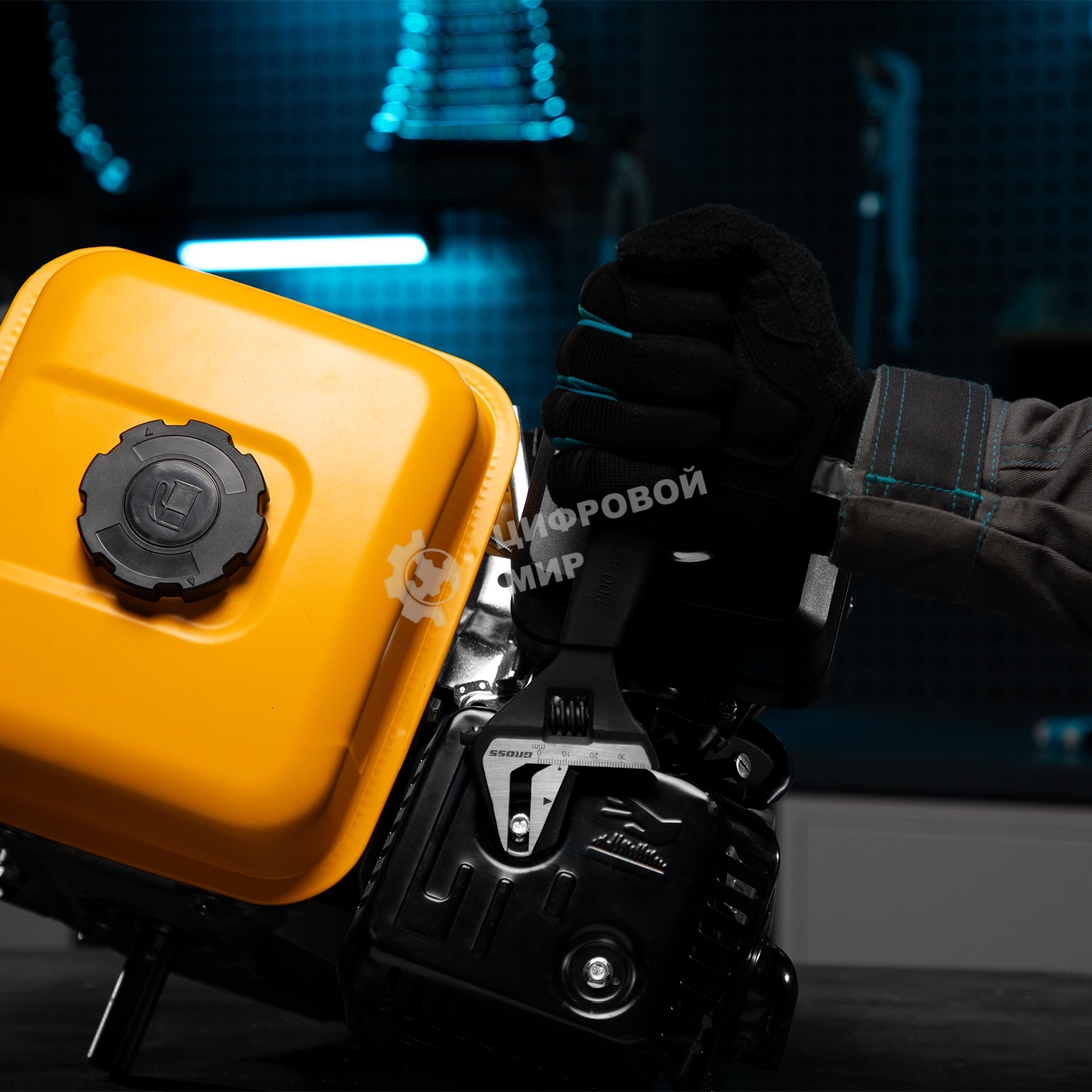 Ключ разводной Gross 15572 переставная губка, 200 мм, CRV