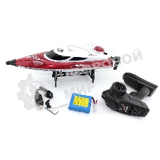 Скоростная лодка VBparts HJ806B, красный