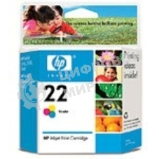 Картридж струйный HP 22 C9352AE многоцветный для HP DJ 3920/3940/PSC 1410 (165стр.)