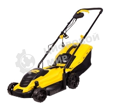 Газонокосилка Champion EM3313 эл. Мощность 1300 Вт, Ширина среза 330 мм, Высота среза 25-65 мм, Объем травосборника 35 л, Вес 8,8 кг, Легкая, Удобная, Наличие разборной металлической рукоятки, Регулировка высоты среза.