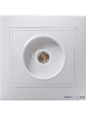 Розетка IEK EAK10-K01-DM РТВ10-КБ 1местн. телевиз. КВАРТА (белый)