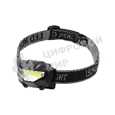 Фонарь налобный Rexant поворотный СОВ + зеркальный рефлектор, 3 Вт, 3 х ААА