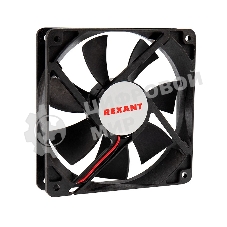 Вентилятор для корпуса Rexant RХ 12025MS 12 VDC черный, 120 мм, 2200 об/мин, 35 дБ, 2 pin
