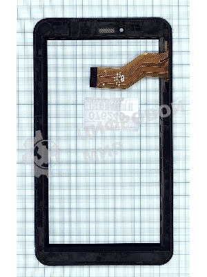 Сенсорное стекло (тачскрин) для Irbis. TG79. черное с рамкой
