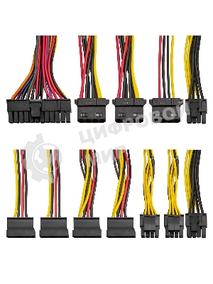 Блок питания серверный 500W ExeGate (RM-1U-500ADS) APFC, 4cm fan, 20+4pin/2x(4+4)pin, 5xSATA, 4xIDE