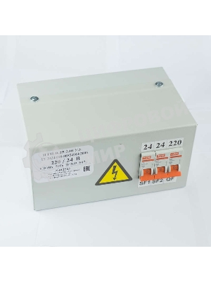 Ящик с понижающим трансформатором ЯТП 0.25 220/24В (3 авт. выкл.) Кострома ОС0000002235