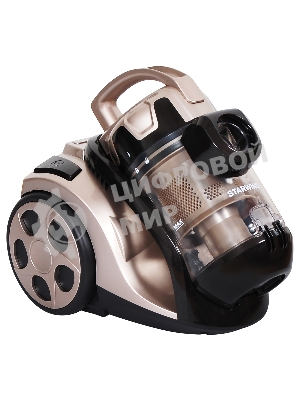 Пылесос Starwind SCV5625 золотистый, 350/2000 Вт, уборка сухая, пылесборник контейнер 2.5 л