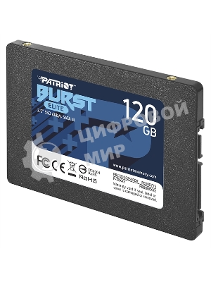 Накопитель SSD Patriot Burst Elite, 120Gb, SATA, 2.5