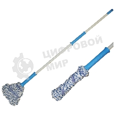 Швабра для пола ТВИСТ с насадкой из микрофибры MopM6