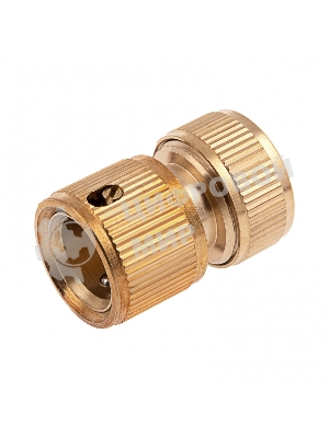 Соединитель латунный быстросъемный для шланга Palisad 1/2