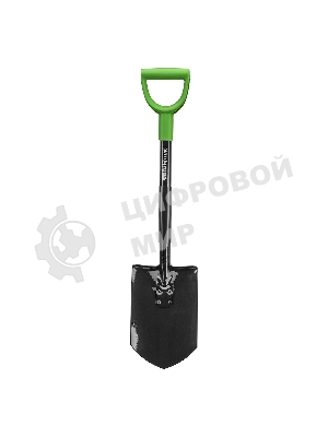 Лопата штыковая Сибртех укороченная, металлический черенок
