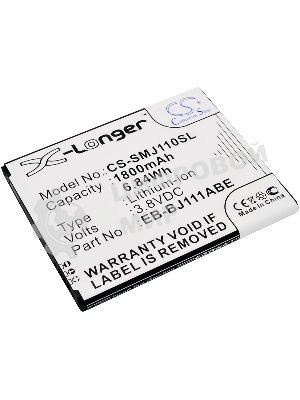 Аккумулятор CameronSino CS-SMJ110SL EB-BJ111ABE для Samsung Galaxy J1 Ace, J1 Ace Neo 3.8V, 1800mAh, 6.84Wh