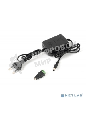 Источник питания Mollusk-VR 12/2 12В, 2А. Сетевой диапазон 110-245В провод с вилкой Mollusk-VR 12/2 power supply 12V, 2A. Mains range 110-245V wire with plug