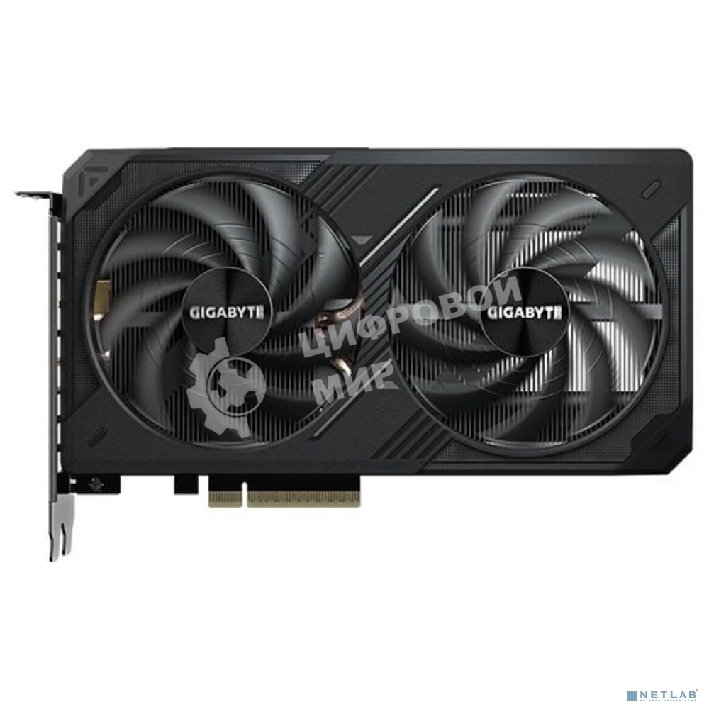 Видеокарта Gigabyte GeForce RTX 5060Ti Windforce, NVIDIA RTX 5060 Ti, 16G GDDR7, 128 бит, PCI-e 5.0, 1xHDMI, 3xDP, 2572 МГц