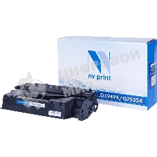 Картридж лазерный NVPrint совместимый HP Q5949X/Q7553X для LJ 1320/3390/3392/P2014/P2015/M2727 (7000k)