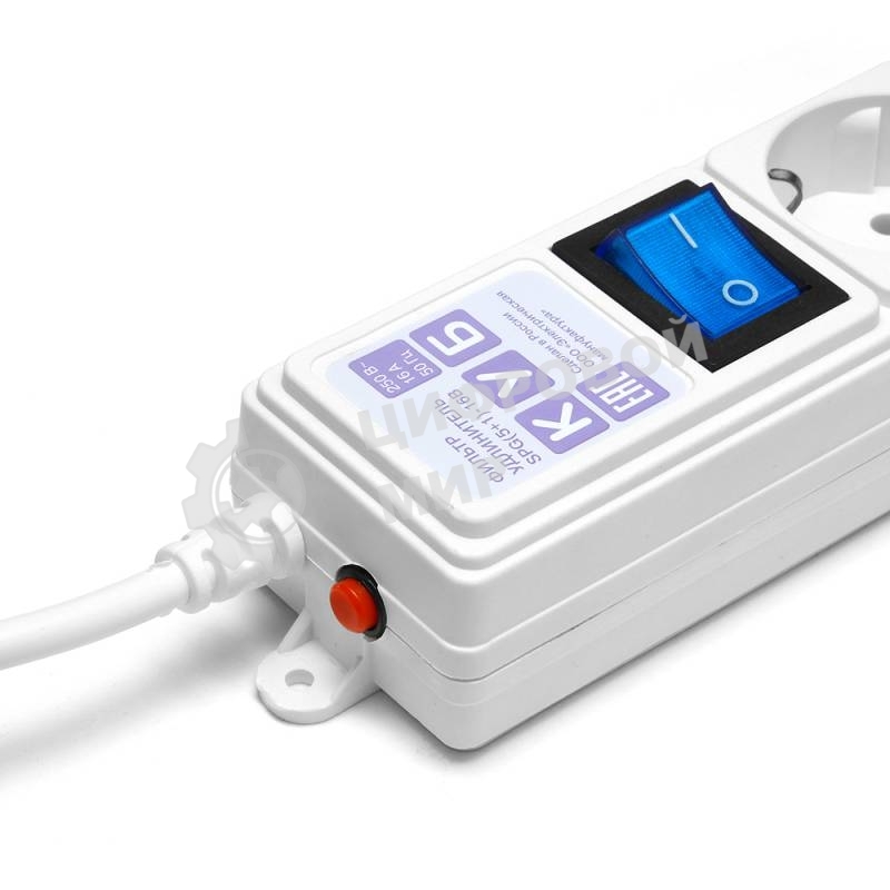 Сетевой фильтр Powercube SPG(5+1)-16B-3М-WHITE 3 м, 6 розеток, белый, коробка
