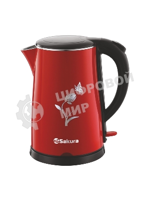 Чайник электрический Sakura SA-2159BR (1.8) красн/черн д