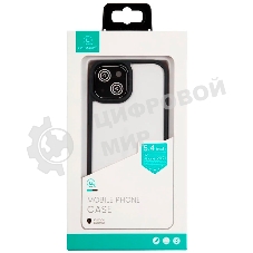 Чехол для Apple iPhone 13 mini Usams US-BH768 прозрачный/черный (УТ000028113)