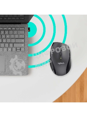 Мышь беспроводная Logitech M705 черный, 1000 dpi, радиоканал, USB, кнопки - 7