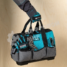 Сумка для инструмента Gross Handwerker, 26 карманов, пластик. дно, наплечный ремень, 400х225х310 мм