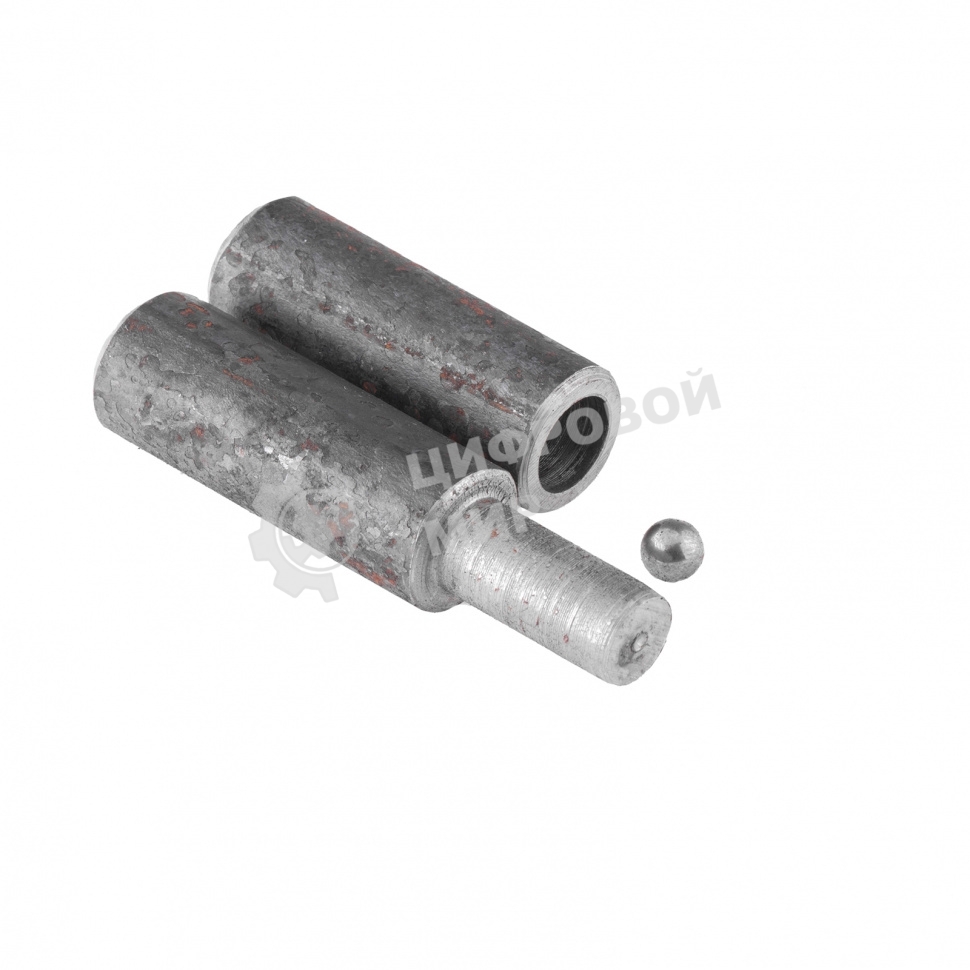 Петля гаражная с шаром Сибртех d 18, 100 мм, 4 шт.