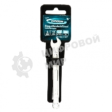 Ключ комбинированный Gross 6 мм, CrV, холодный штамп