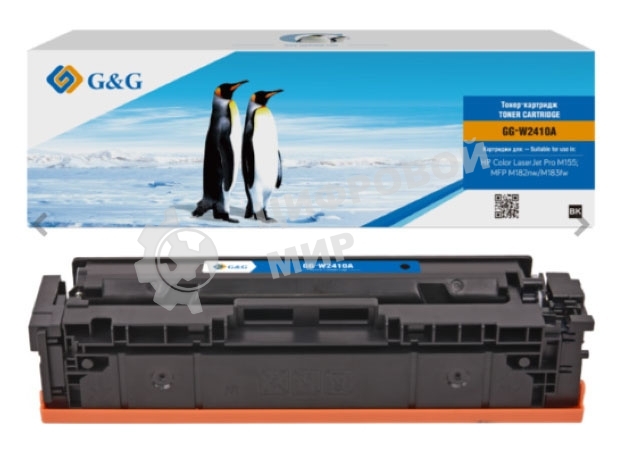Картридж лазерный G&G GG-W2410A черный (1050стр.) для HP Color LaserJet Pro M155;MFP M182nw/M183fw