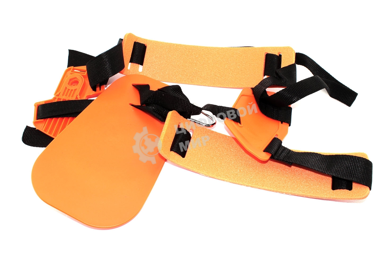 Ремень жилет для бензокосы/мотокосы/триммера на 2 плеча с защитой бедра (модель 