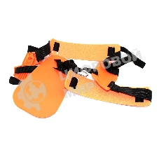 Ремень жилет для бензокосы/мотокосы/триммера на 2 плеча с защитой бедра (модель 