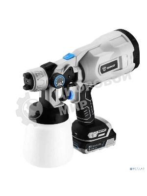 Краскопульт электрический аккумуляторный DEKO SG20DK Max, 20В, 800 мл, 1x3.0А·ч 083-1135