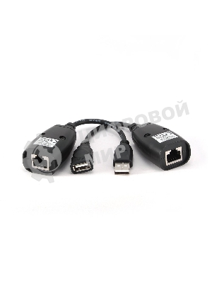 Кабель Gembird USB 2.0 удлинительный AM/AF/RJ45Fx2 по витой паре