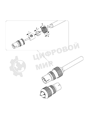 Разъем гнездо TV без пайки Металл 