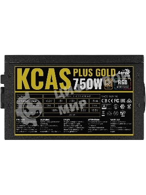 Блок питания Aerocool/Formula KCAS PLUS GOLD 750W (750W, ATX v2.4, APFC, Fan ARGB 12cm, 80+ Gold, Retail)