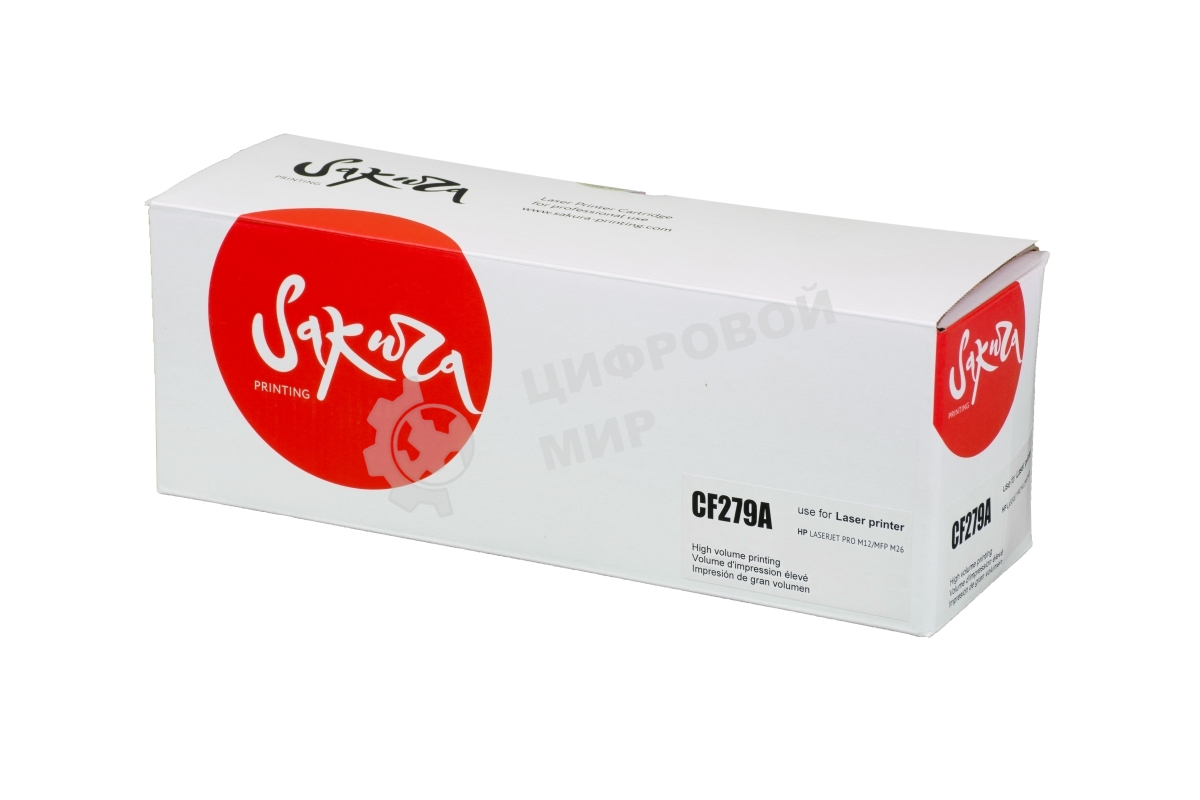 Картридж лазерный Sakura CF279A для HP M12, MFP M26, черный, 1 000 к.