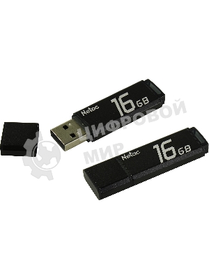 Флешка USB Netac U351 16Gb NT03U351N-016G-20BK, USB 2.0