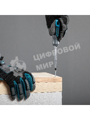 Отвертка Gross PH2 x 100 мм, S2, трехкомпонентная ручка