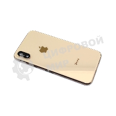 Задняя крышка (корпус) в сборе с рамкой для Apple iPhone Xs gold