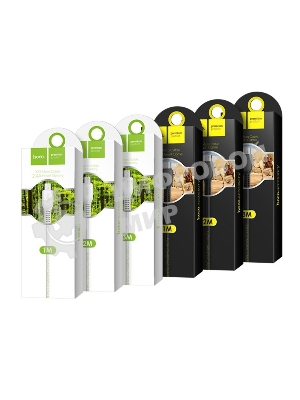 Кабель USB 2.0 HOCO X20, AM/microBM, черный, 3м
