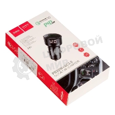 Автомобильная зарядка (от прикуривателя) HOCO Z42, PD20, QC3.0, один порт USB, один порт Type-C, черный