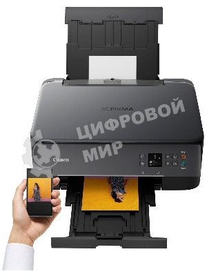 МФУ струйное Canon Pixma TS5340 (3773C107/3773C007), A4, цветное, печ. 13 стр/мин (ч/б) 6.8 стр/мин (цвет), 4800x1200 dpi (принтер) 2400x1200 dpi (сканер), USB; Wi-Fi