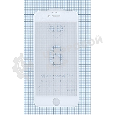 Защитное стекло 4D для Apple iPhone 6/6S белый