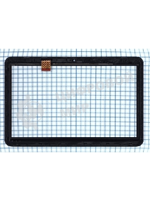 Сенсорное стекло (тачскрин) для Irbis TZ144. черное с рамкой