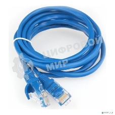 Патч-корд CCA light UTP Гарнизон PC-UTP-5e-2-B cat.5e, 2м, литой, многожильный синий