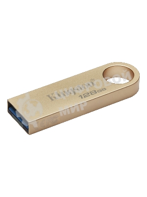 Флешка USB Kingston DataTraveler SE9 G3 (DTSE9G3/128 Gb), 128Gb, USB 3.2 Gen 1, R/W 220/100, золотистый