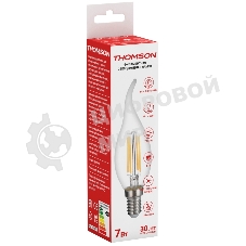 Лампа светодиодная Hiper THOMSON LED FILAMENT TAIL CANDLE 7W 730Lm E14 4500K TH-B2076