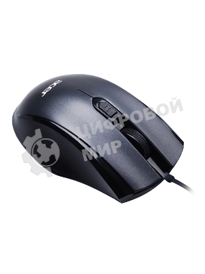 Мышь проводная Acer OMW020 черный, 1600 dpi, USB, кнопки - 4