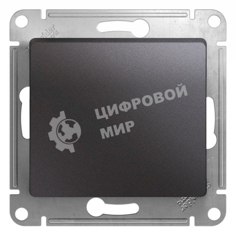 Механизм выключателя 1-кл. СП Glossa сх. 1 10А IP20 10AX графит SchE GSL001311