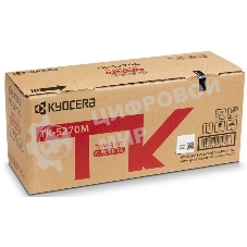 Картридж лазерный Kyocera TK-5270M (1T02TVBNL0) пурпурный для M6230cidn/M6630cidn/P6230cdn 6000 стр