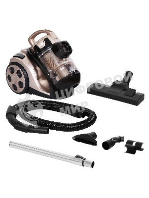 Пылесос Starwind SCV5625 золотистый, 350/2000 Вт, уборка сухая, пылесборник контейнер 2.5 л