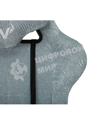 Кресло Бюрократ VIKING KNIGHT LT28 FABRIC серо-голубой, ткань, 120 кг, механизм качания